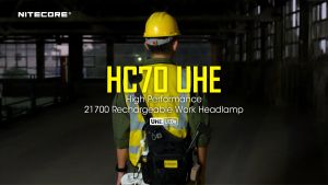 Đèn pin đội đầu NITECORE HC70 UHE độ sáng 1600 lumen chiếu xa 156m pin 6000mAH sạc USB C