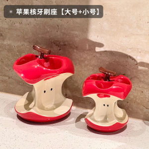 Đế Chậu Đánh Răng Điện ZUNMOS Bằng Gốm Sáng Tạo Đế Chậu Đánh Răng Treo Tường Đồ Dùng Vệ Sinh Cá Nhân Thiết Kế Mặt Bàn Phòng Tắm