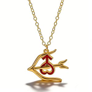 Bandai | Simple Exquisite Arrow Pendant Necklace Fashionable and Creative Personality Mens and Womens Jewelry Gift for Friends