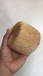 50gr 1mm Benang Katun Size Kecil Rajut Boneka Doll Baby Wol Linen Crochet Woll Knit Yarn