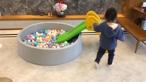 Foldable Ball Pit for Kids Ocean Ball Pool Portable Foam Playpen for Baby Ball Pool Toys for Children Kids Birthday Gift