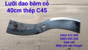 XƯỞNG làm lưỡi dao băm cỏ thái chuối 40cm siêu sắc bén