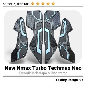 Karpet Motor NMAX TURBO NEO S Techmax Rubber Stainless Premium Motopad27