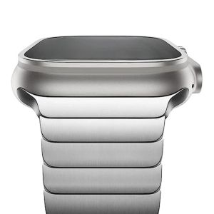 Luxury Stainless Steel Strap For Apple Watch Series 10 9 46mm 45mm 41mm 42 44 40mm Link Bracelet Iwatch Ultra 2 49mm Metal Band