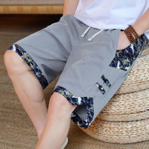 Ice Silk Mens Shorts Summer Thin Sport Five-Point Loose Quick Dry Casual Pants Fashionable Loose Fit Breathable Knitted Fabric