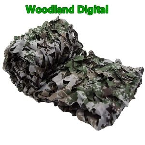 Double Layer Camouflage Net with Nylon Rope for Tactical Training Net Party Decoration Sunshade Hunting Blind Camping Shelter