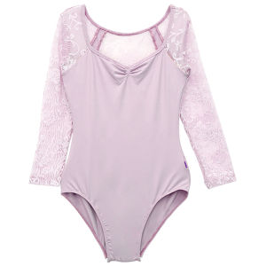 lemon sports | Lemon Lace Long Sleeve Adult Female Unitard for Ballet Dance Practice