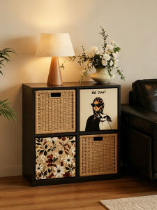 ZHUOHE | Mid-Century Free-Combination Living Room Storage Cabinet