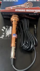 Shure BETA-77A Professional Dynamic Microphone (Champagne Gold) for Vocal/Karaoke Unidirectional Car