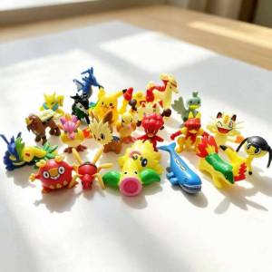 24Pcs Random Size 3-5CM Pokemon Action Figures No Repeat Pikachu Eevee Charizard Dolls Pocket Monster Model Toys Gift
