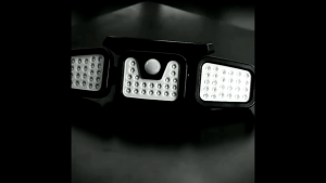 Đèn Cảm Biến Năng Lượng Mặt Trời 3 Cánh Chuyển Động Xoay 360 Độ SOUPLE Công Suất 50w Chống Nước IP65