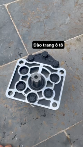 Bơm ben 550 nhôm bạc 6 then quay trái hoặc quay phải bơm thuỷ lực máy múc máy cẩu full nhôm