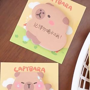 Giấy note 30 tờ Capybara dễ thương - đánh dấu trang mới nhất 2024
