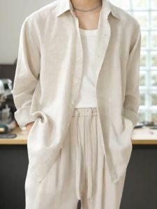 JIARONG | Breathable Linen Shirt and Loose Pants Set