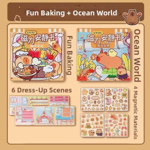 XINBAI | Quiet Magnetic DIY Book for Boys and Girls No Cutting Required