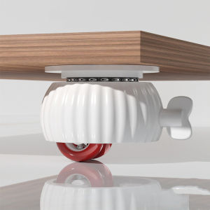 4ชิ้นกาวตนเองประเภทเฟอร์นิเจอร์ล้อล้อล้อปิดเสียงล้อสากลล้อ360 ° การหมุนรับน้ําหนักที่แข็งแกร่งพร้อมระบบเบรก