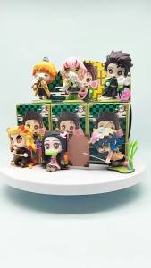 Bandai | New Demon Slayer Anime Cartoon Figure Blind Box Model Ornament Gift Box