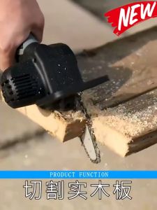 Makita เลื่อยไฟฟ้า +2 แบตเตอรี่ เลื่อยไม้ 6inch เลื่อยไฟฟ้าไร้สาย 199V เครื่องมือตัดต้นไม้สำหรับสวน เครื่องตัด Chainsaws