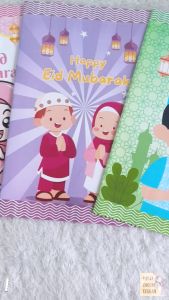 Snack Bag Lebaran Bentuk Snack Permen Karakter Muslim Hari Raya Idul Fitri Eid Mubarak