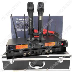 Mic Wireless Sennheiser SKM 9000 MK II Hitam Free Koper 2bh Microphone Wireless SKM9000 Black Multichannel ( Bisa COD )