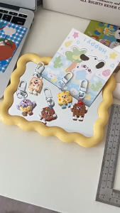 OFM-C1416 Gantungan Kunci Mini Resin Keychain Model Cookies Cake Serbaguna / Gantungan Kunci Motor