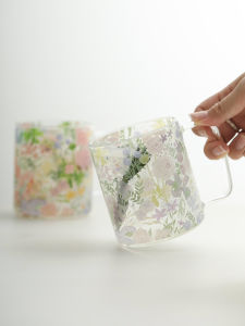LOTUS BLUE | Beautiful New Design Glass Cup For Women
