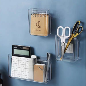 Dejavu Rak Gantung Hp Transparan Holder Organizer Handphone Tempel Rak Dinding Pulpen Remote Rak Gantung Serbaguna Rak Kamar