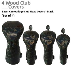 HELLO NRC | Waterproof Laser Camouflage Golf Club Covers for Complete Set