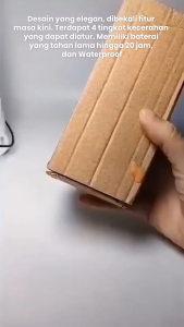 Senter LS03 Led Cas Super Terang Jarak Jauh + COB 4 MODE Emergency Usb Recharge Anti Air No 1