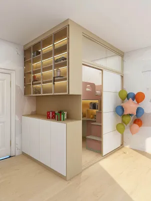【SG Local Contractor】【Custom Furniture】Customized loft bed with Storage Cabinet/Shoe cabinet/ Bedroom Renovation