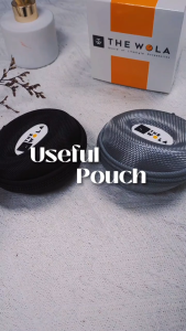 The Wola Round Watch Pouch w. Zipper for Storage / Travel