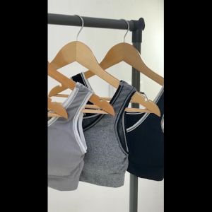 LJ- Bra Sukan Wanita Seamless Baju Dalam Kapas Tanpa Span Dan Wayar Selasa Bergaya Mudah Dipakai Sport Bra Cotton 女生运动内衣