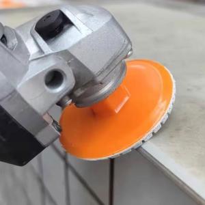 80/100mm Ceramic Tile Edge Grinding Disc M14 Thread Dry For Ceramic Tile Edge Grinding Disc Polishing Wheel Power Tool