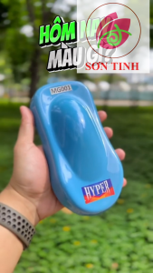 Sơn xe máy HYPER màu xanh petro 1K (Code: MG-001) (Lót nền trắng)