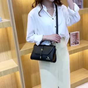 2024 Brand Crocodile Leather Crossbody Bags for Women Female Shoulder Messenger Sac Luxury Designer Ladies Handbags and Purses