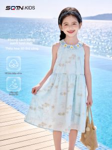 SQTN.KIDS | Lightweight Printed Children Dress