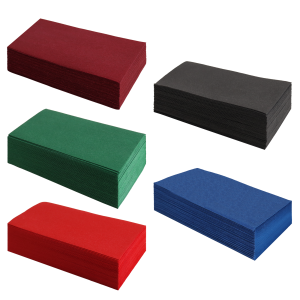 JINYUDOME 12/25/50Pcs Disposable Linen-Feel Dinner Napkin7.87*15.75“ Colored NapkinPrefold Paper Napkins Pad For Party Wedding