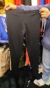 PLUS SIZE FULL LENGTH PLAIN BLACK LEGGINGS MAKAPAL Womenswear Comfort Fit Full Length Pants for Women