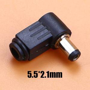 2~10pcs 3.5x1.35 4.0x1.7 4.8x1.7 5.0x3.0 6.0x4.4 5.5x2.1 5.5x2.5 MM 90 Degree DC Power Male Plug Jack Adapter Welding Connector