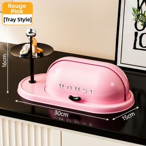 Decorative Dust-proof Flip-top Organizer Long Rectangle