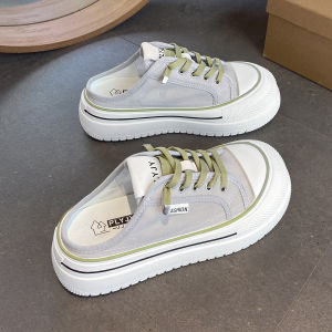 MONITING | Autumn Breathable Thick Sole Slip-On Casual Half Slippers