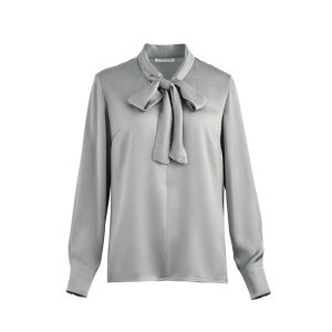 LadyS Elite | New Commute Style Satin Bowtie Shirt