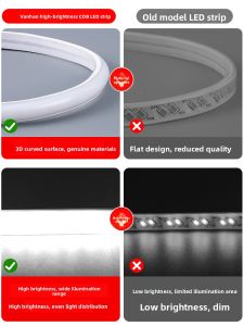 RUILUO | Outdoor Waterproof Self-Adhesive LED Light Strip for Shop Signage