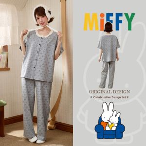 GONGDIE | Gift Cotton Summer Short Sleeve Sleepwear Women