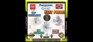 KDK KQ409 16" AUTO FAN 360° Degree PANASONIC F-MQ409 16" Auto Fan UMS 16" SIRIM Approved Ceiling Auto Fan HIPSON/HIPSSEN 16" AUTO FAN OSRAM LEDVANCE 16"