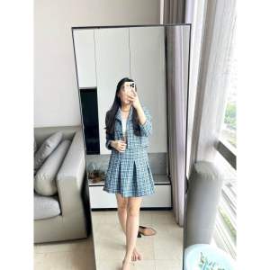 Set stelan korea katun tweed import MV-7987