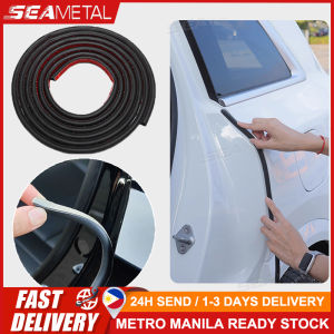 SEAMETAL Car Door Rubber Seal Strip C-Pillar Door Gap Filler Flexible Weather Strip Sound Insulation Waterproof