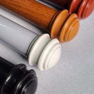 จุกปิดหัวท้ายราวม่านกลมเล็ก  สไตล์มินิมอล หลายสีให้เลือก