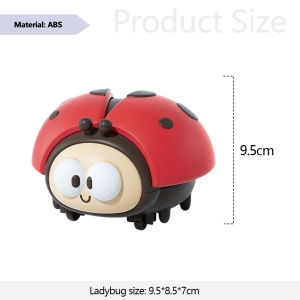 Funny Ladybug Floating Ball Cute Crab Whale Floating Ball Electric Toys Early Education Focus Training Game Toys for Boys Girls