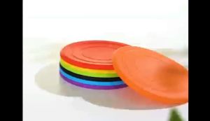 Frisbee Pet Toys Pet Interactive Training Frisbee Floating Water Bit-Resistant Soft Pet Products